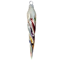 Silver Icicle With Rainbow / Multi Color
