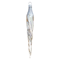 Silver on Silver Icicle