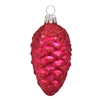 Pink With Fuchsia Glitter Pine Cone With Gold Glitter