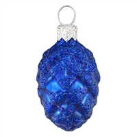 Blue Matt Pine Cone  Small