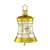 Inge Glas Silver Bell With Gold Top