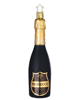 Inge Glas Black & Gold Prosecco Wine Bottle