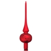 b European Crimson Red Delights Tree Topper Finial 6cm Ball
