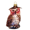 German Blown Glass Forest Owl