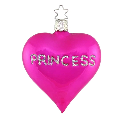 Inge Glas Princess Heart / Reg. $23.95