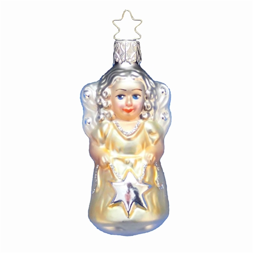 Inge Glas Yellow Angel With Silver Star