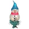 Inge Glas Freddy Frost Blue & White Snowman