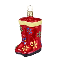 Inge Glas Wellies Red Rain Boots