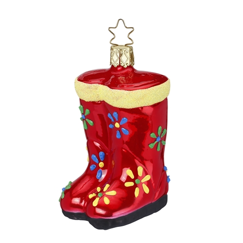 Inge Glas Wellies Red Rain Boots