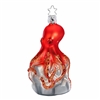 Inge Glas Octopus Blown Glass X-mas Ornament