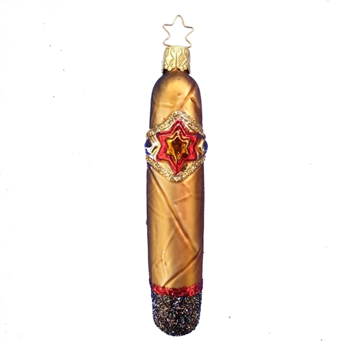 Inge Glas Havanna Christmas Cigar Ornament