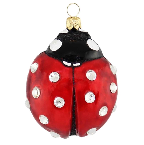 Large Ladybug With Crystals