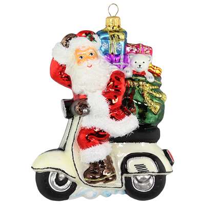 Santa Rides Vespa Exclusive