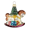 X-mas Rocking Horse Mit Baum