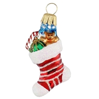 Red Christmas Stocking With Gifts