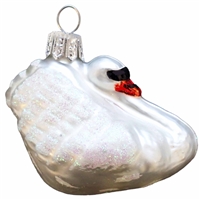 White Swan Ornament