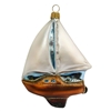 Blown Glass Sloop Sailboat