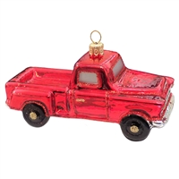 Vintage Red Pickup Truck