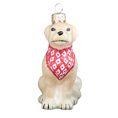 Yellow Labrador - Gold Lab Dog Ornament