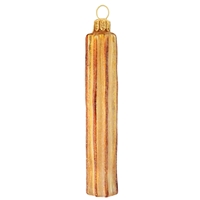 Spanish Churro Blown Glass Ornament