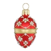 Red Gold Faberge Inspired Egg