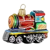 Medium Colorful Locomotive X-mas Train Ornament