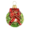 Mini Christmas Tree Wreath W/ Ribbon