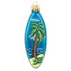 Small Blue Hawaian Surfboard