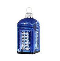 Small Blue British Telephone Booth
