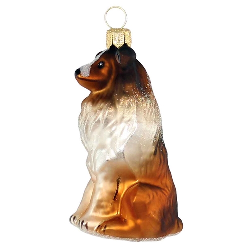 Small Collie Dog Ornament