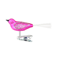 Mini Clip-On Pink Bird