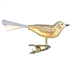 Mini Clip-On Champagne Gold Bird