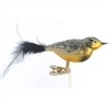 Gold Meadowlark German Glass Bird