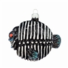 Black & White Bonefish Ornament