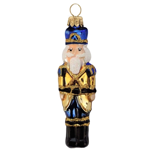 Blue Gold Guard Nutcracker Ornament