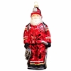 Santa Claus Fireman With Hose & Tank