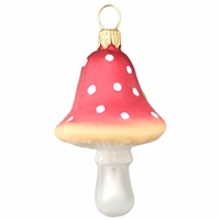 Red White Mushroom Ornament