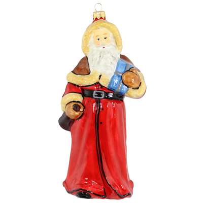 XXL Exclusive Santa Delivering Present w/ Bell Handpainted Face SALE**