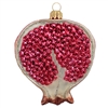 b German Blown Glass Pomegranate Half