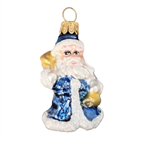Mini Light Blue Santa