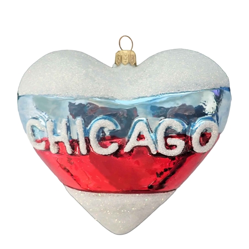 Chicago Skyline Heart