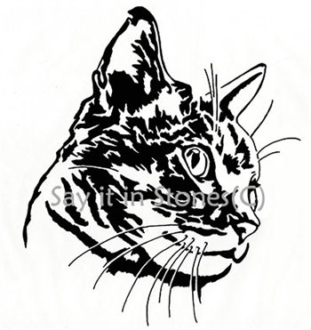 Persian Cat memorial graphic
