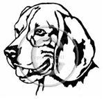 Beagle Dog  Head memorial graphic