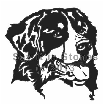 Bernese Mountain Dog memorial graphic