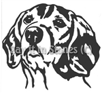 Beagle Dog  Head memorial graphic