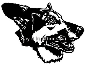 German Shepherd pet memorial  - apetmemorial.com