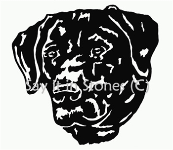 Beagle Dog  Head memorial graphic