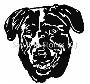 Beagle Dog  Head memorial graphic