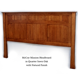 Quarter Sawn Oak McCoy Mission Bed