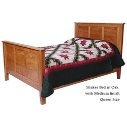 Oak Shaker Bed